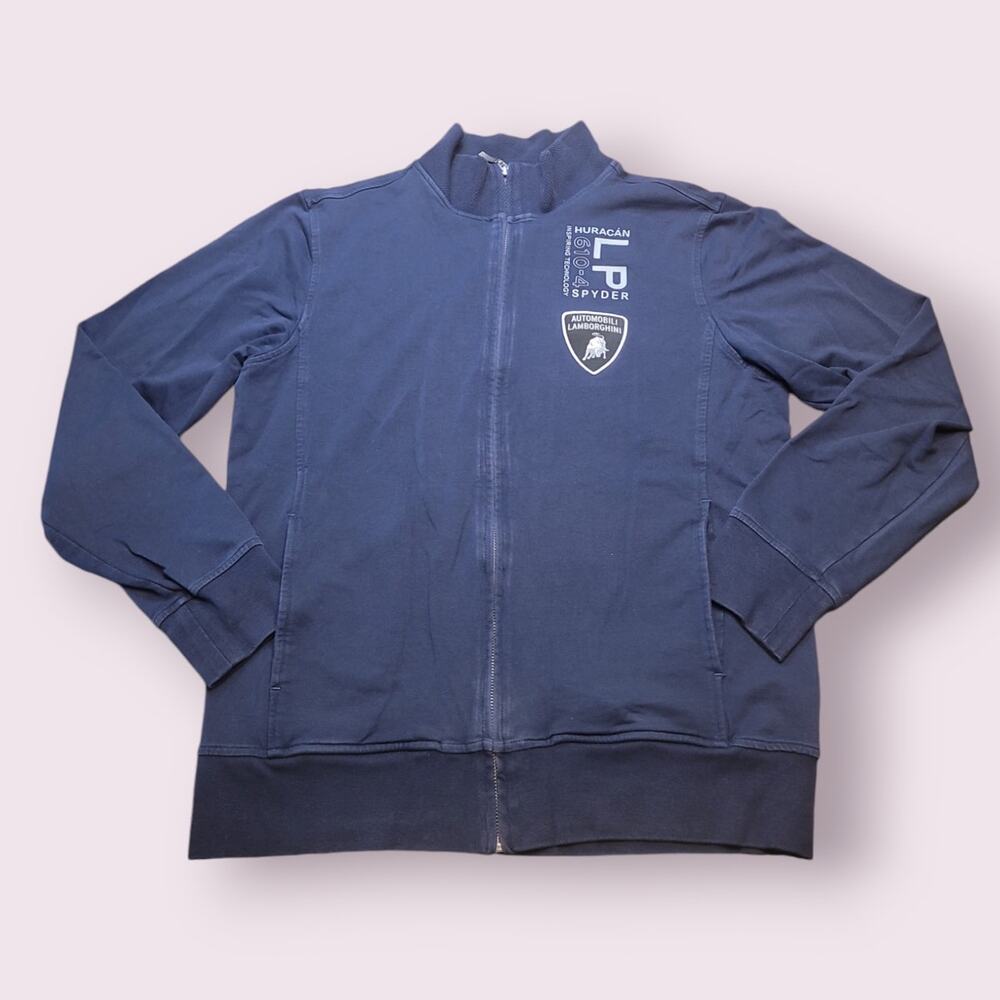 Lamborghini Iconic Full Zip Jacket Huracan Spyder Navy Women L